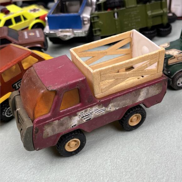 Vintage Tonka Trucks Metal Dump Fire Truck Van Buddy L Matchbox 1960s 70s 80s - Picture 10 of 11